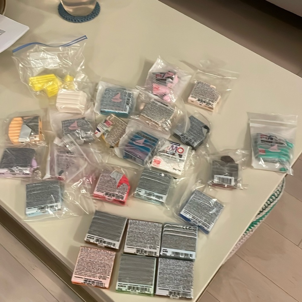 Old packs of FIMO some never opened